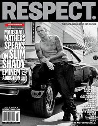 Eminem на обложке журнала Respect